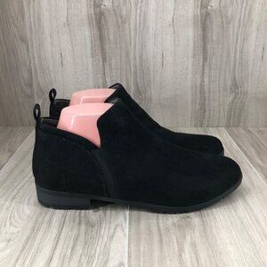 Dr Scholls Ankle Boots womens 9 Black Slip On Booties